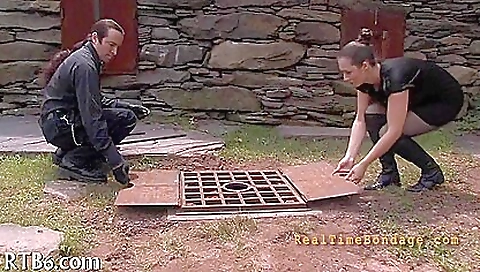 Outdoor threesome for the hottest bitch with big boobs