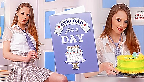 Stepdad with a thick hard boner fucks a skinny brunette