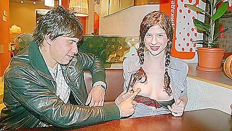 Hot brunette is fucked with anal in a high heels movie