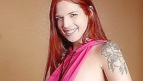 Big booty redhead gets her dick stuck in her throat