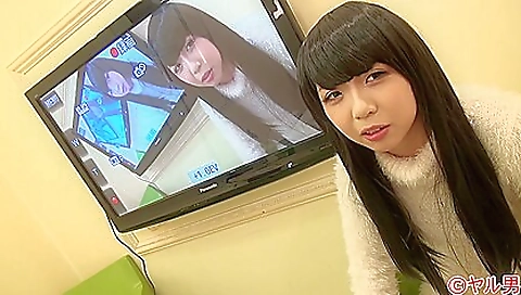 Sexy Asian babe with a nice body takes it on in an action scene