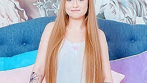 Sexy girl plays with her body and shows her cute body