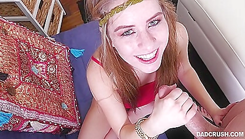 Amateur blonde whore gives a creampie in the kitchen