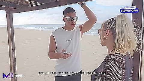 Sexy blonde milf fucked and gets her booty fucked out