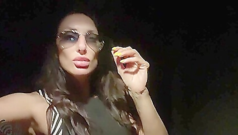 Big cock in a public toilet cumshots a brunette teen