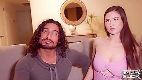 Tattooed chick shows how hot she is after a shower